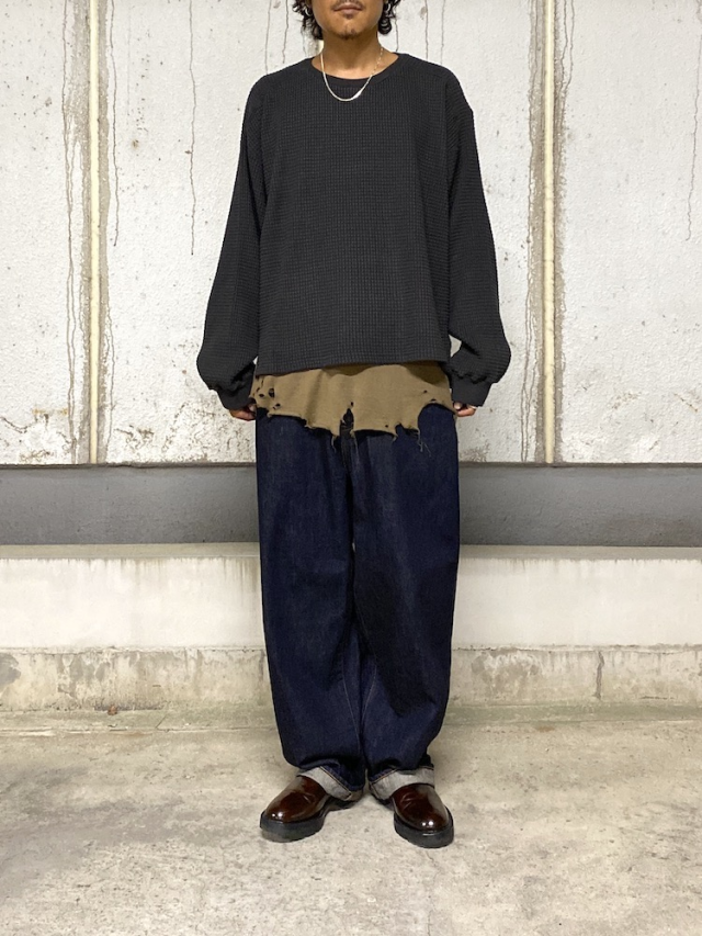 ANCELLM #01 SELVEDGE MIDTAPERED 5P DENIM PANTS OW INDIGO 2025AW