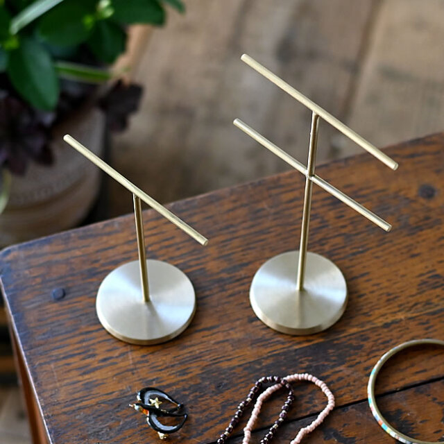 BRASS アクセサリースタンド ナチュラルインテリア 生活雑貨の通信販売