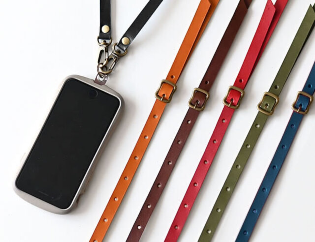 Lien レザーストラップ スマホ カメラ ポーチ | ゼネラルストア オルネ