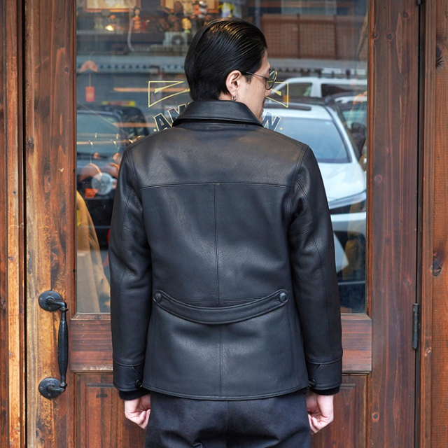 BSFJ-24410 /「Deerskin 1930s Duce Coat / Midnight Black」ディア