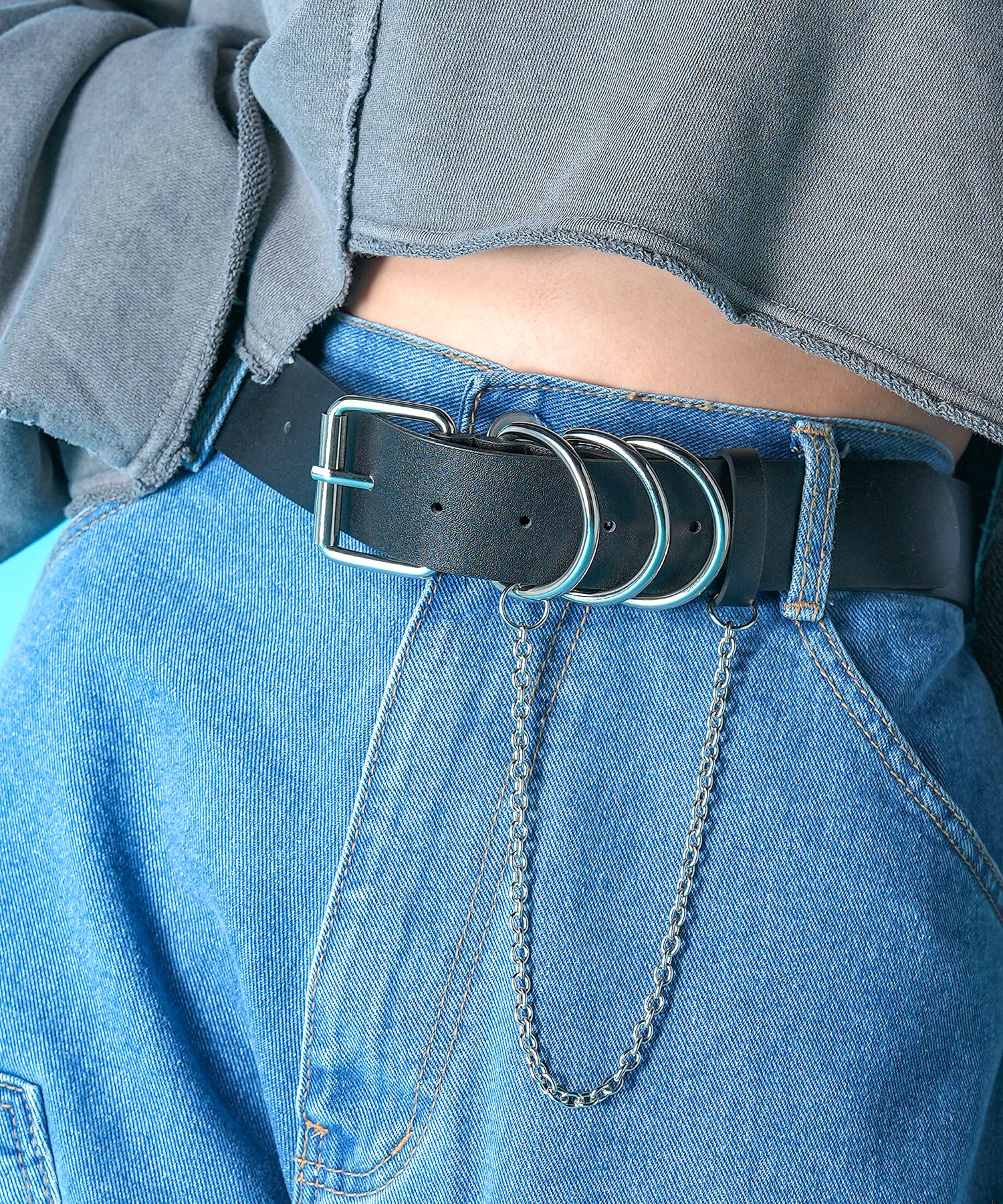 ドレープチェーンレザーベルト ankoROCK(アンコロック) メンズ