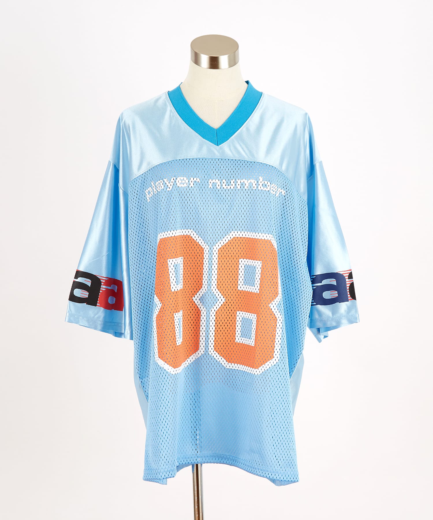 コンビメッシュナンバリングフットボールシャツ / 半袖 Tシャツ メンズ