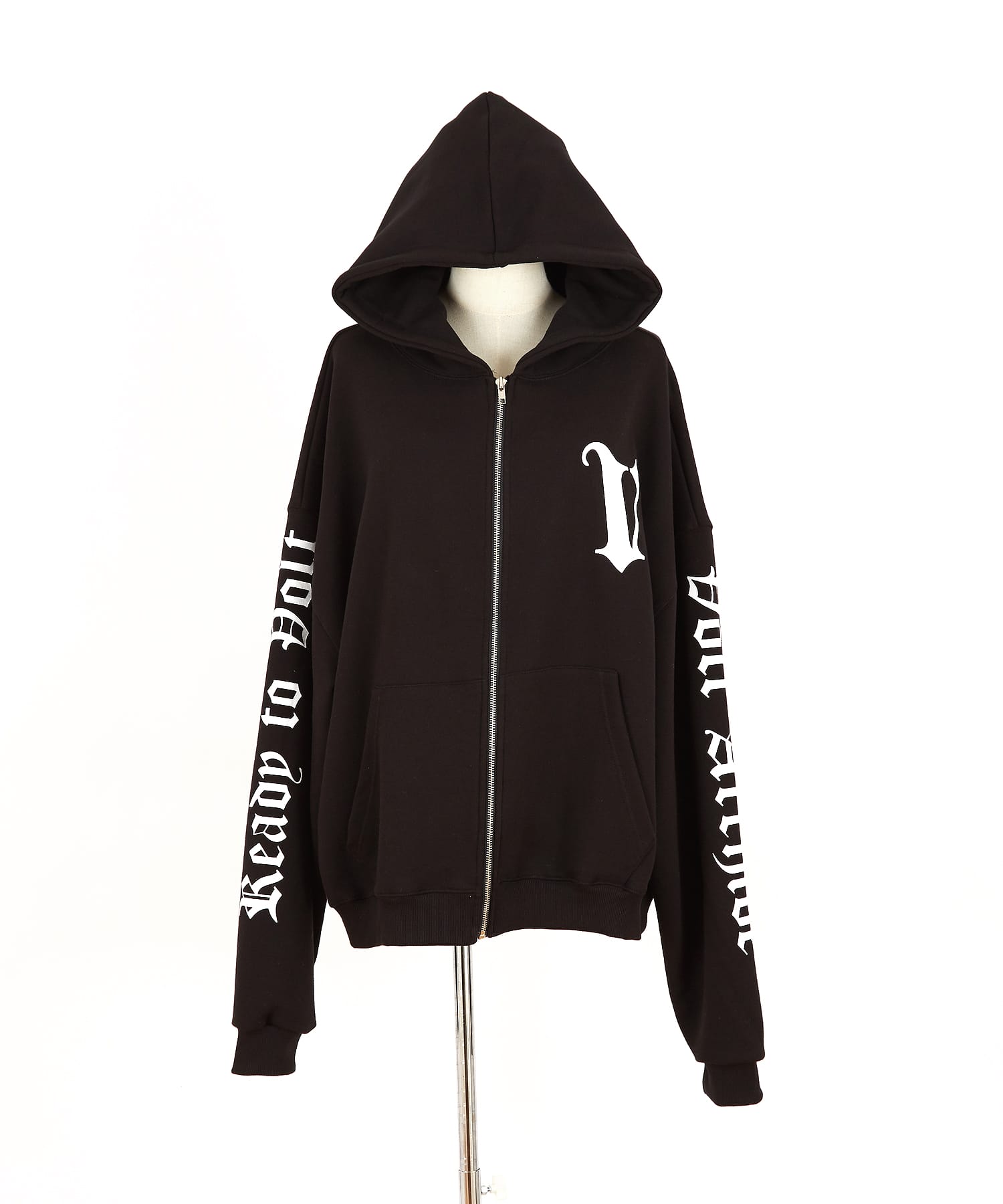 ストリートロゴスウェットジップアップパーカー / スエット ZIP