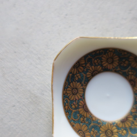 九谷焼 | 青粒 小皿（6.5cm) | 大正時代 | 『器と道具の店 BACIA
