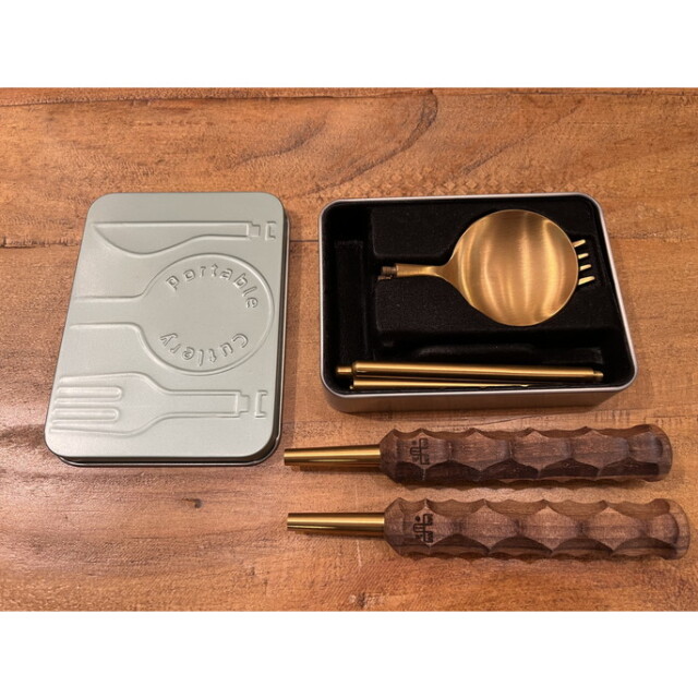 カトラリーセット elk grip cutlery Set Walnut elk grip カトラリー