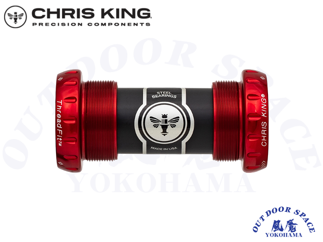 CHRIS KING クリスキング [ ThreadFit 24 ] RED ボトムブラケット