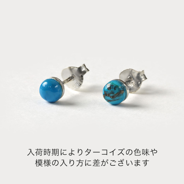 マイクロ ポイント ターコイズ ピアス シルバー ピアス メンズ 男性
