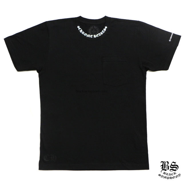 クロムハーツTシャツ ネックロゴ ブラック|クロムハーツ通販専門店