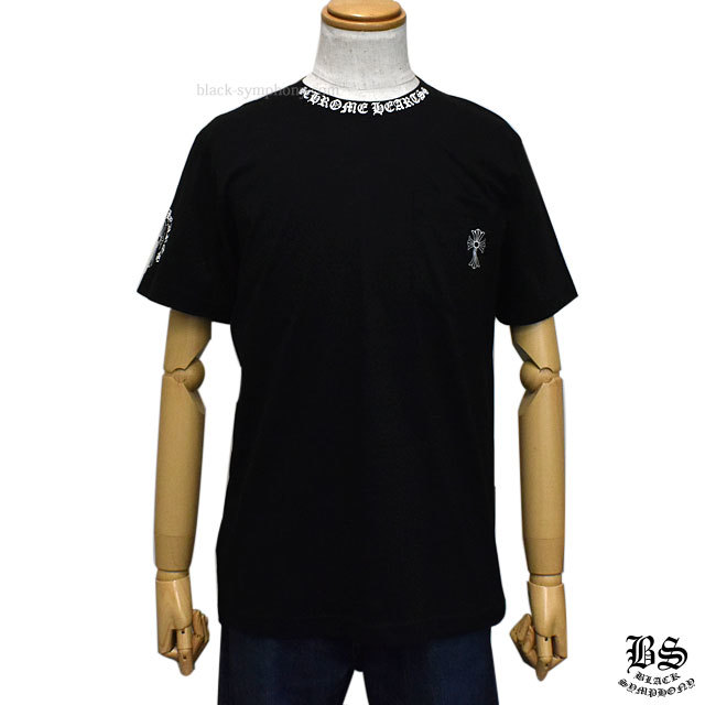 クロムハーツTシャツCHクロスブラック