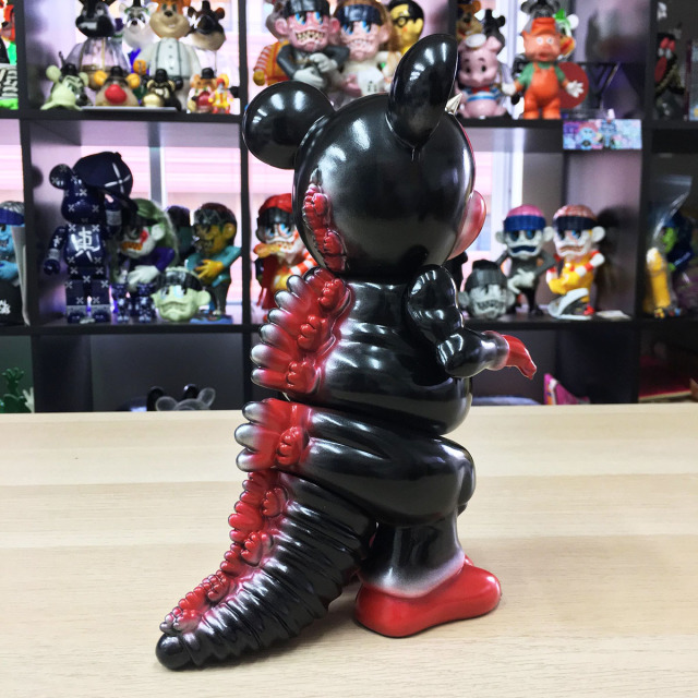 Ron English x BlackBook Toy( ロン・イングリッシュ) Mousezilla Red