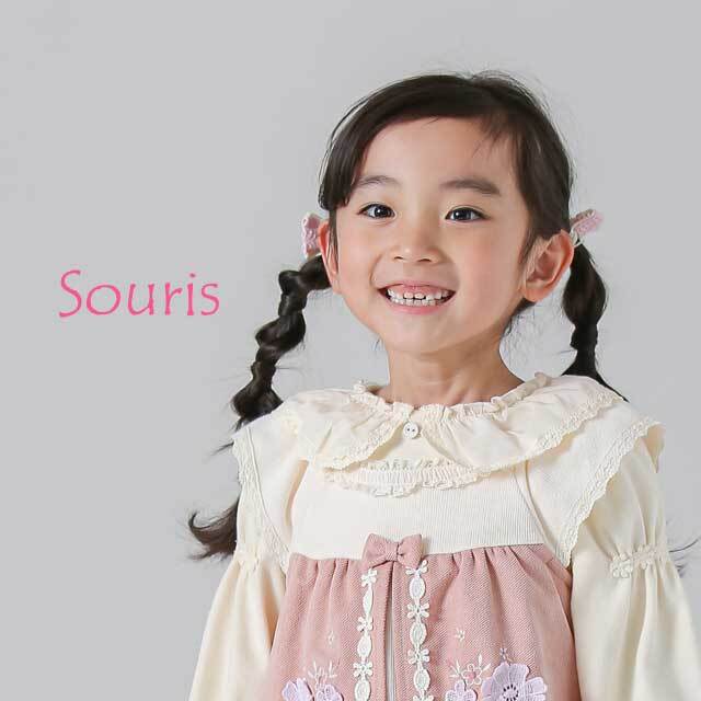2024年秋冬新作】Souris（スーリー） 【138】リボンタイTシャツ 80cm
