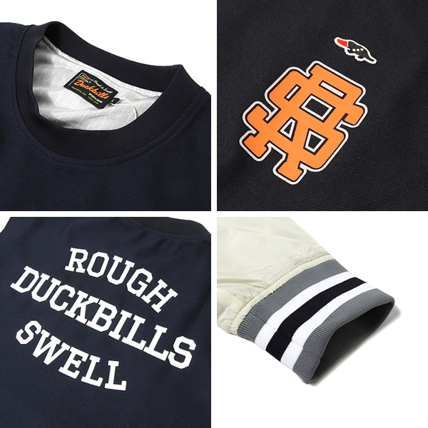 rough&swell［ラフアンドスウェル］VARSITY SNEAD/異素材スニード