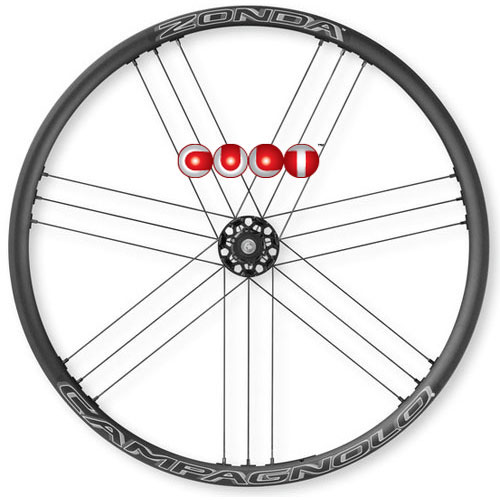 Campagnolo Zonda DB ホイール GP5000 ローター付 Campagnolo Zonda DB