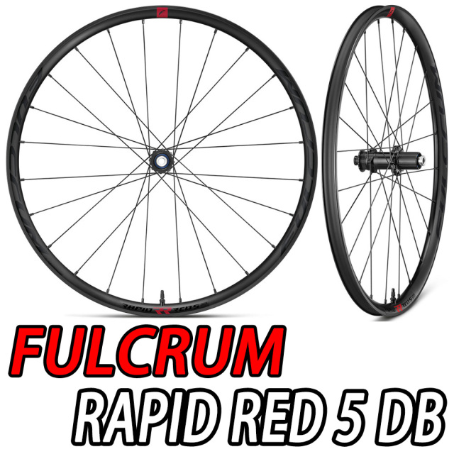 FULCRUM 2024 RAPID RED 5 700C DB 2-WAY FIT DISC BRAKE F/R WHEEL