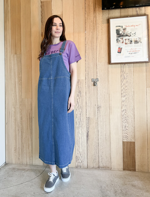 WOMEN】ワークディティールジャンパースカート