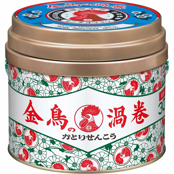 金鳥の渦巻V（缶） 30巻【防除用医薬部外品】