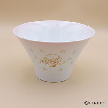 イマン ローズバスケット ヌードルボウル【イマン、マニーと薔薇の雑貨