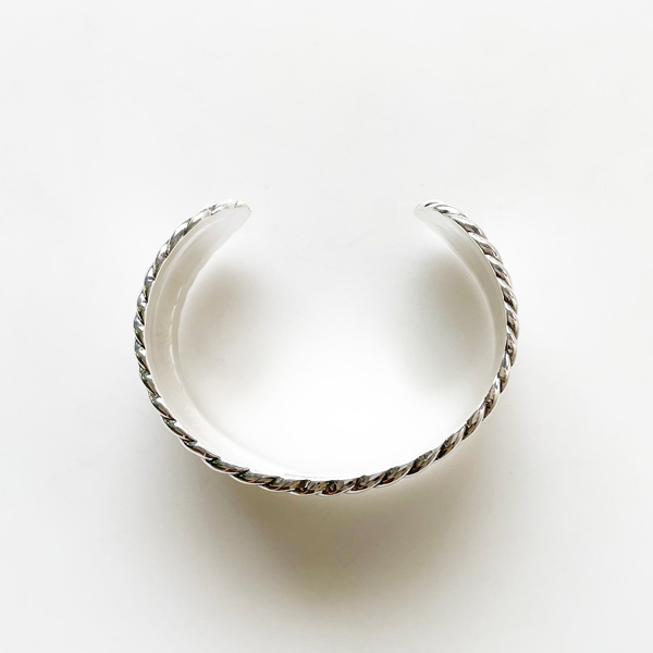 PHILIPPE AUDIBERT通販｜Cesar rigid bracelet M brass silver color,