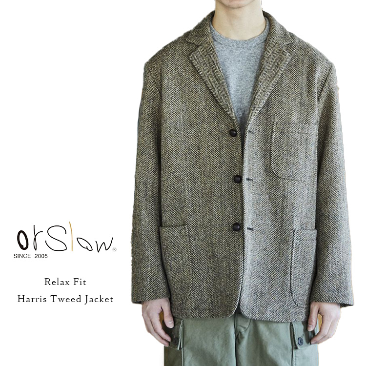 orSlow オアスロウ 01-6153-H47 Relax Fit Harris Tweed Jacket