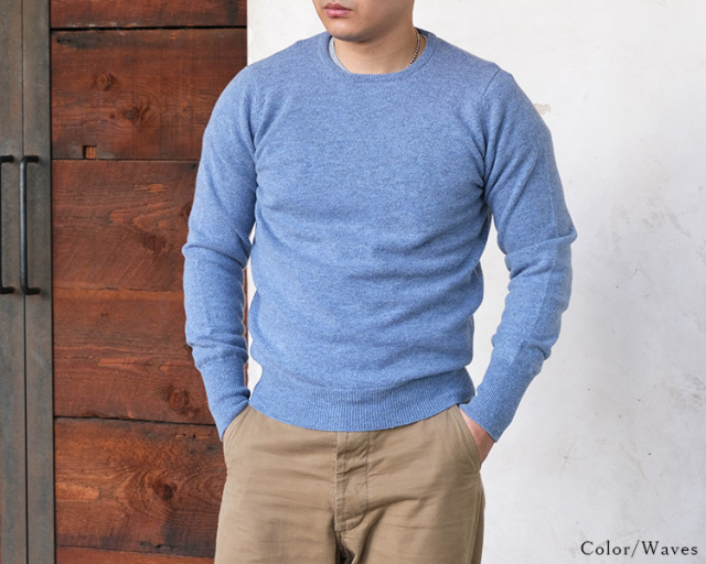 William Lockie ウィリアムロッキー Crew Neck Sweater クルーネック