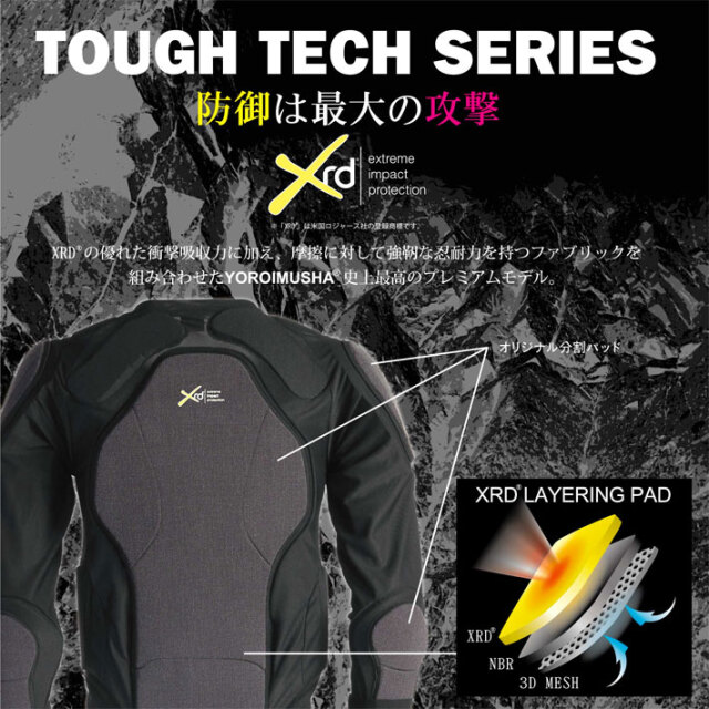 鎧武者 プロテクター ヨロイムシャ ロング ヒップ プロテクター Long