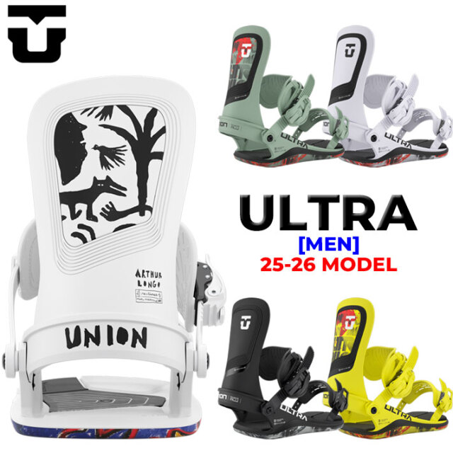 UNION ULTRA ホワイト Mサイズ ビンディング 24-25モデル. UNION