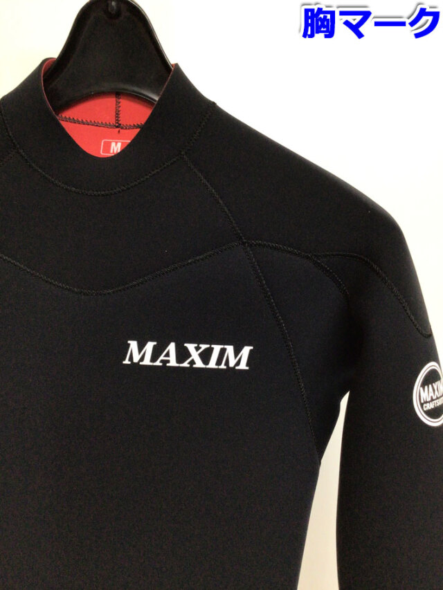 follows限定 2025 MAXIM マキシム ウェットスーツ L/Sジャケット