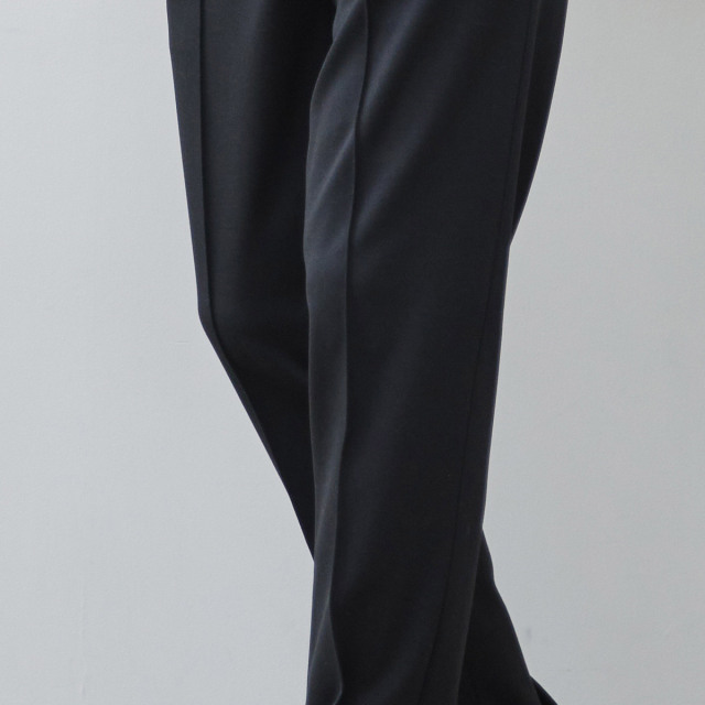 会員様限定] 超ストレッチパンツ ヘリンボーン柄 ニットポンチ ドロー