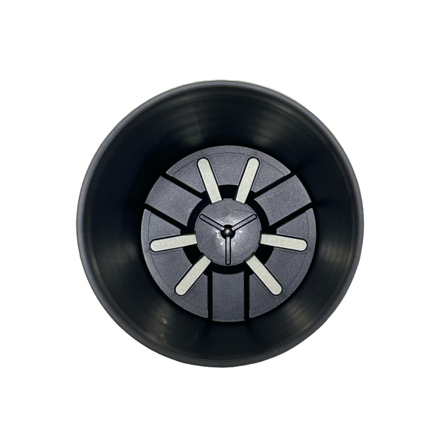 セラアート 2.5寸 長鉢 黒（ブラック) 10個セット プラ鉢