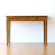 デスク 机 マホガニー 無垢材 猫脚 アンティーク調 クラシック