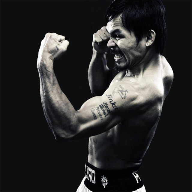 Pacquiao's fist key ring