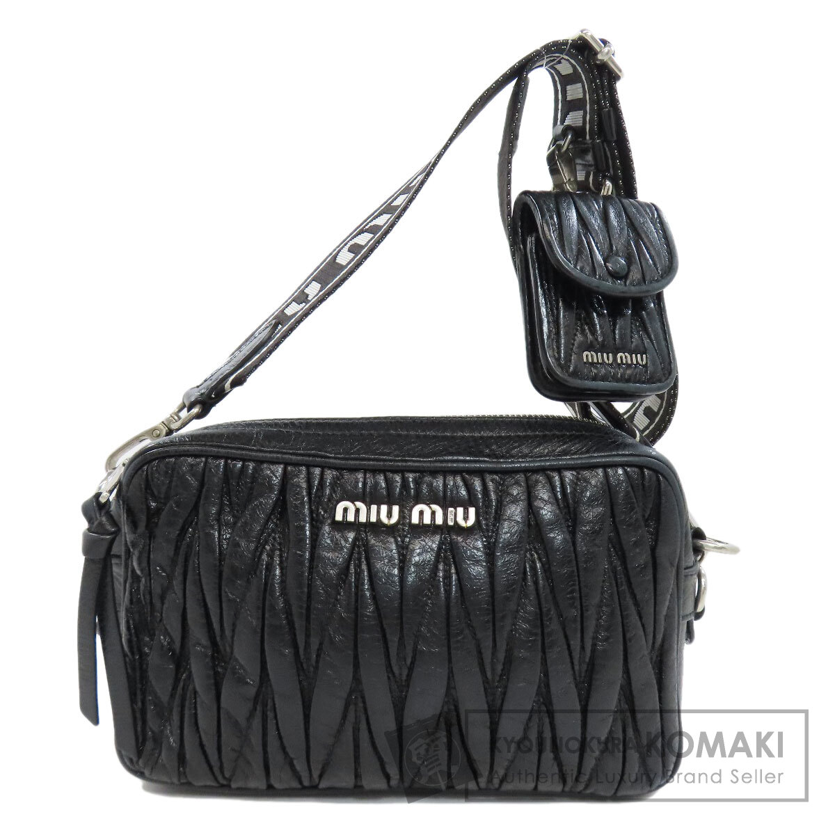 MIUMIU ミュウミュウ マテラッセ ショルダーバッグ レザー レディース