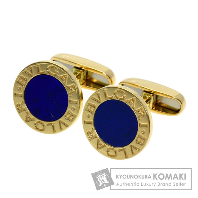 BVLGARI ブルガリ ブルガリブルガリ ラピスラズリ カフス K18イエロー