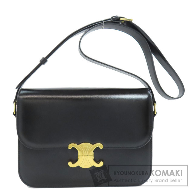 CELINE セリーヌ トリオンフ ショルダーバッグ カーフ レディース