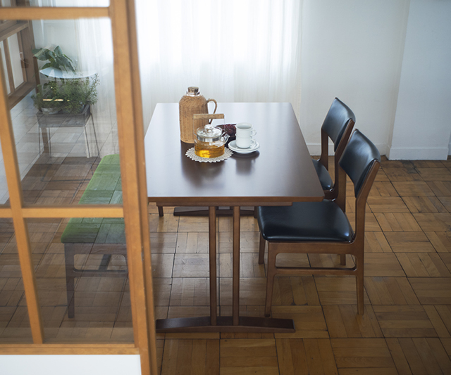 ダイニングテーブルT1500(2本脚)｜オフィシャルショップ｜カリモク60