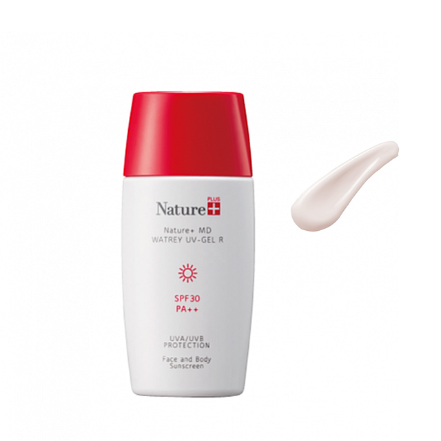 ナチュール+ MD ウォータリー UVゲルR 80ml SPF30 PA++（日焼け止め）