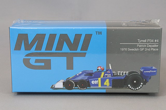 TSM ミニGT 1/64 ティレル P34 1976 F1 スウェーデンGP ウィナー #3 J