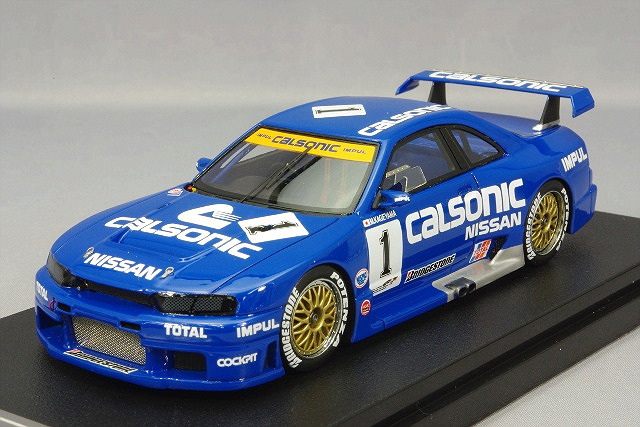 EBBRO×hpi racing 1/43 カルソニック スカイライン GT-R R33 1995 JGTC