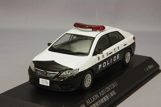 RAI'S 1/43 トヨタ アリオン A20 (ZRT261) 2013 静岡県警察所轄署警ら車両