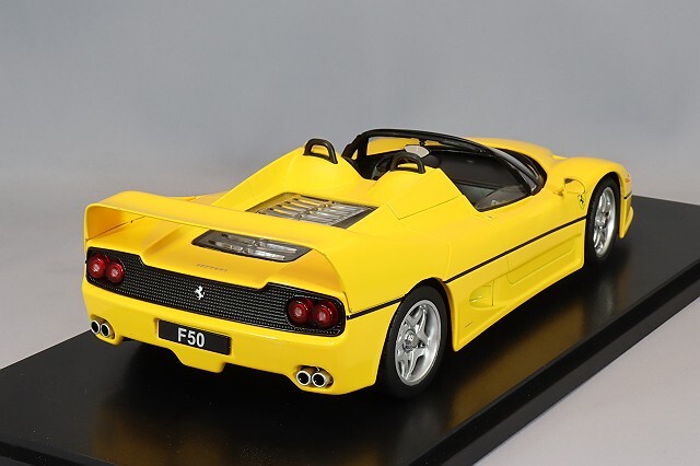 KKスケール 1/18 フェラーリ F50 1995 イエロー