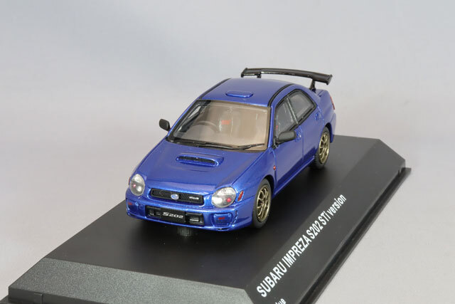 京商 1/43 スバル インプレッサ S202 ブルー