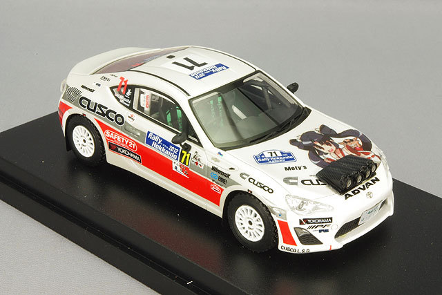 LA-X 1/43 トヨタ 86 CUSCO Racing 2012 ラリー北海道 JN-3 クラス