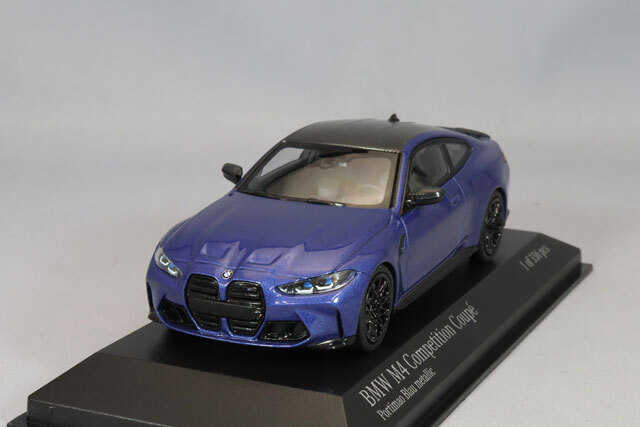 ミニチャンプス 1/43 BMW M4 2020 ブルーメタリック