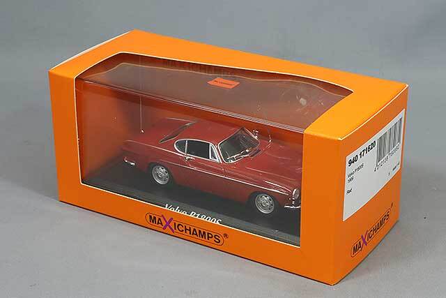 マキシチャンプス 1/43 ボルボ P1800S クーペ 1969 ダークレッド
