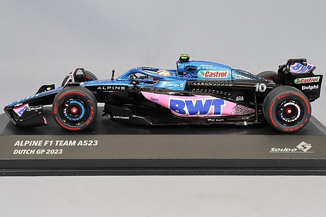 ソリド 1/43 BWT アルピーヌ A523 2023 F1 オランダGP #10 P.ガスリー