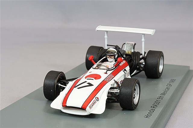 スパーク 1/43 ホンダ RA301 1968 F1 メキシコGP 5位 #17 J.ボニエ