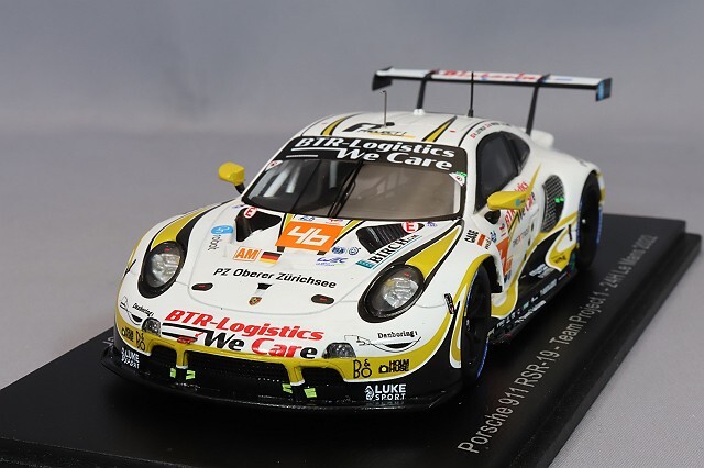 スパーク 1/43 ポルシェ 911 RSR-19 チーム プロジェクト1 2022 ルマン