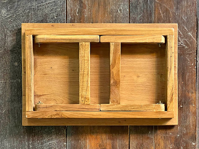 チークWOOD 折りたたみ ローテーブル【パヤカ オンラインショップ】