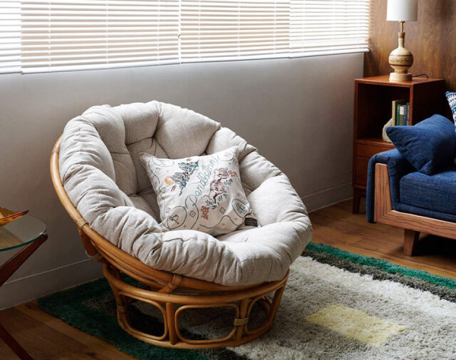 ACME FURNITURE アクメファニチャー WICKER EASY CHAIR 2nd IVORY