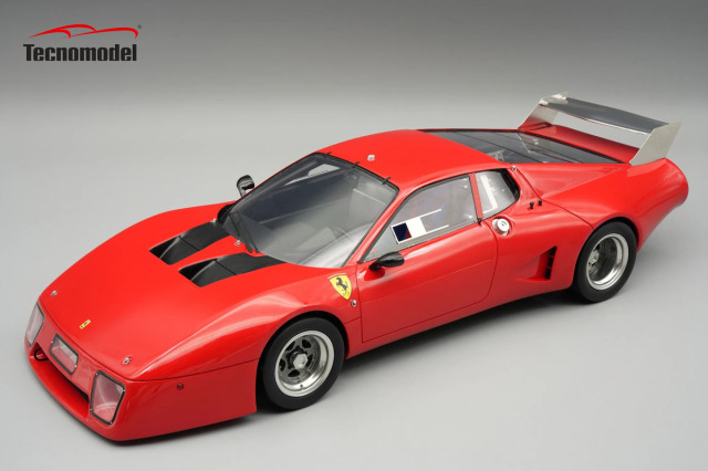 予約商品 ** Tecno Model TM18-409I 1/18 Ferrari 512BB/LM 1979 Press